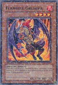 Flamvell Grunika - Duel Terminal 2 (DT02) #DT02-EN021 - Duel Terminal Rare Parallel Rare YuGiOh Trading Card