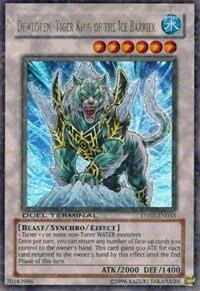 Dewloren, Tiger King of the Ice Barrier - Duel Terminal 2 (DT02) #DT02-EN033 - Duel Terminal Ultra Parallel Rare YuGiOh Trading Card