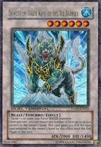 Dewloren, Tiger King of the Ice Barrier - Duel Terminal 2 YuGiOh trading card