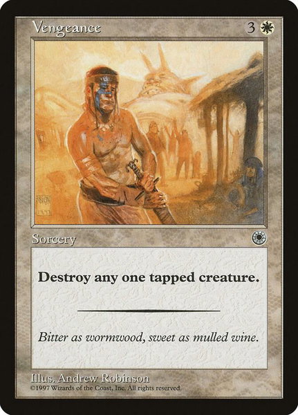 Vengeance - Portal Magic: The Gathering trading card