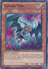 Fabled Topi trading card from Duel Terminal 3 Fabled Topi - Duel Terminal 3 YuGiOh trading card