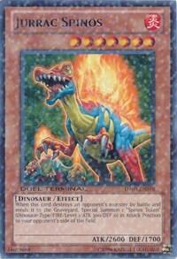 Jurrac Spinos - Duel Terminal 3 (DT03) #DT03-EN016 - Duel Terminal Rare Parallel Rare YuGiOh Trading Card