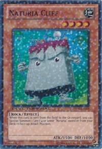 Naturia Cliff trading card from Duel Terminal 3 Naturia Cliff - Duel Terminal 3 YuGiOh trading card