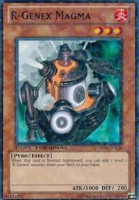 R-Genex Magma trading card from Duel Terminal 3 R-Genex Magma - Duel Terminal 3 YuGiOh trading card