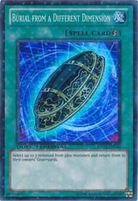 Burial from a Different Dimension - Duel Terminal 3 (DT03) #DT03-EN044 - Duel Terminal Super Parallel Rare YuGiOh Trading Card