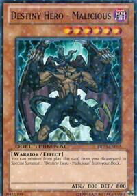 Destiny HERO - Malicious - Duel Terminal 3 (DT03) #DT03-EN055 - Duel Terminal Normal Parallel Rare YuGiOh Trading Card