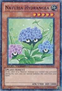 Naturia Hydrangea - Duel Terminal 3 YuGiOh trading card