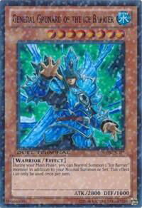 General Grunard of the Ice Barrier - Duel Terminal 3 (DT03) #DT03-EN077 - Duel Terminal Super Parallel Rare YuGiOh Trading Card