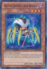 Ally of Justice Cycle Reader - Duel Terminal 3 (DT03) #DT03-EN080 - Duel Terminal Rare Parallel Rare YuGiOh Trading Card
