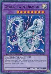 Cyber Twin Dragon trading card from Duel Terminal 3 Cyber Twin Dragon - Duel Terminal 3 YuGiOh trading card