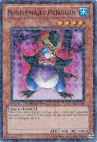 Nightmare Penguin trading card from Duel Terminal 4 Nightmare Penguin - Duel Terminal 4 YuGiOh trading card
