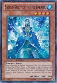 Sacred Spirit of the Ice Barrier - Duel Terminal 4 YuGiOh trading card