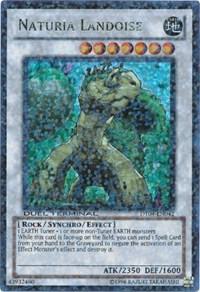 Naturia Landoise trading card from Duel Terminal 4 Naturia Landoise - Duel Terminal 4 YuGiOh trading card