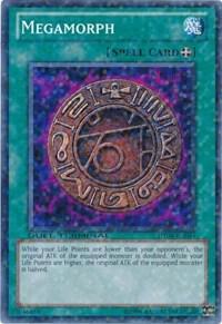 Megamorph trading card from Duel Terminal 4 Megamorph - Duel Terminal 4 YuGiOh trading card