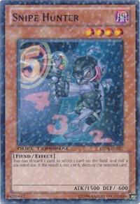 Snipe Hunter trading card from Duel Terminal 4 Snipe Hunter - Duel Terminal 4 YuGiOh trading card