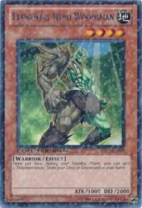 Elemental Hero Woodsman - Duel Terminal 4 (DT04) #DT04-EN058 - Duel Terminal Rare Parallel Rare YuGiOh Trading Card