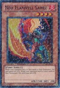 Neo Flamvell Sabre - Duel Terminal 4 (DT04) #DT04-EN065 - Duel Terminal Super Parallel Rare YuGiOh Trading Card
