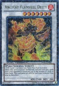 Ancient Flamvell Deity - Duel Terminal 4 YuGiOh trading card