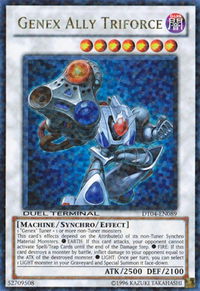 Genex Ally Triforce - Duel Terminal 4 (DT04) #DT04-EN089 - Duel Terminal Ultra Parallel Rare YuGiOh Trading Card