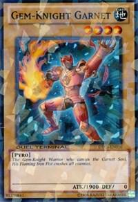 Gem-Knight Garnet trading card from Duel Terminal 5 Gem-Knight Garnet - Duel Terminal 5 YuGiOh trading card