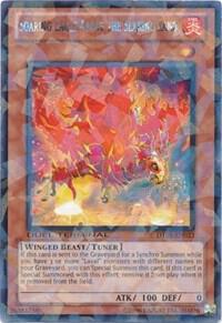 Soaring Eagle Above the Searing Land trading card from Duel Terminal 5 Soaring Eagle Above the Searing Land - Duel Terminal 5 YuGiOh trading card