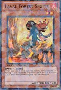 Laval Forest Sprite trading card from Duel Terminal 5 Laval Forest Sprite - Duel Terminal 5 YuGiOh trading card