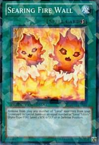 Searing Fire Wall - Duel Terminal 5 YuGiOh trading card