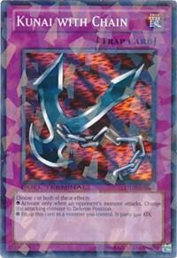Kunai with Chain trading card from Duel Terminal 5 Kunai with Chain - Duel Terminal 5 YuGiOh trading card