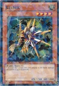 Kelbek trading card from Duel Terminal 5 Kelbek - Duel Terminal 5 YuGiOh trading card