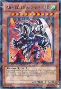 Armed Dragon LV10 trading card from Duel Terminal 5 Armed Dragon LV10 - Duel Terminal 5 YuGiOh trading card