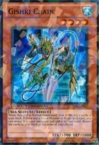 Gishki Chain trading card from Duel Terminal 5 Gishki Chain - Duel Terminal 5 YuGiOh trading card
