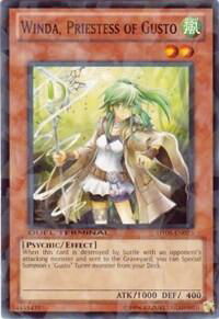 Winda, Priestess of Gusto - Duel Terminal 5 (DT05) #DT05-EN073 - Duel Terminal Normal Parallel Rare YuGiOh Trading Card