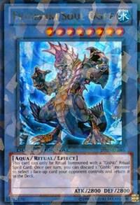 Evigishki Soul Ogre trading card from Duel Terminal 5 Evigishki Soul Ogre - Duel Terminal 5 YuGiOh trading card