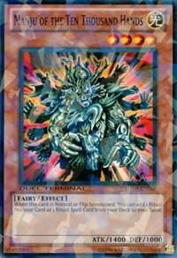 Manju of the Ten Thousand Hands - Duel Terminal 6 (DT06) #DT06-EN008 - Duel Terminal Normal Parallel Rare YuGiOh Trading Card