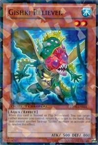 Gishki Reliever trading card from Duel Terminal 6 Gishki Reliever - Duel Terminal 6 YuGiOh trading card