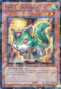 Gusto Squirro trading card from Duel Terminal 6 Gusto Squirro - Duel Terminal 6 YuGiOh trading card