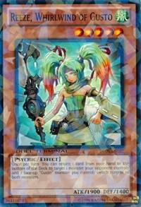 Reeze, Whirlwind of Gusto trading card from Duel Terminal 6 Reeze, Whirlwind of Gusto - Duel Terminal 6 YuGiOh trading card