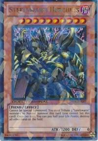Steelswarm Hercules trading card from Duel Terminal 6 Steelswarm Hercules - Duel Terminal 6 YuGiOh trading card