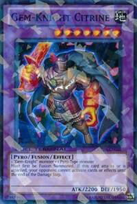 Gem-Knight Citrine - Duel Terminal 6 (DT06) #DT06-EN035 - Duel Terminal Super Parallel Rare YuGiOh Trading Card