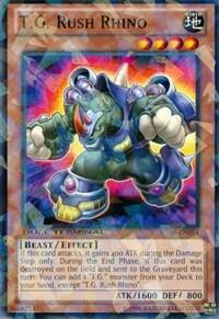 T.G. Rush Rhino - Duel Terminal 6 YuGiOh trading card