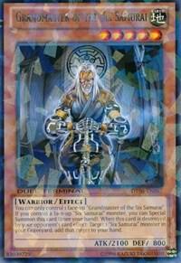 Grandmaster of the Six Samurai trading card from Duel Terminal 6 Grandmaster of the Six Samurai - Duel Terminal 6 YuGiOh trading card