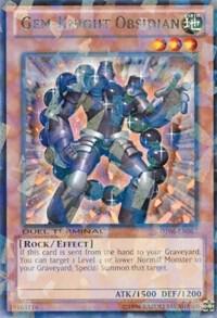Gem-Knight Obsidian - Duel Terminal 6 YuGiOh trading card