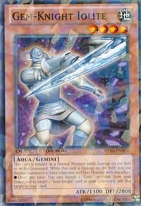 Gem-Knight Iolite trading card from Duel Terminal 6 Gem-Knight Iolite - Duel Terminal 6 YuGiOh trading card