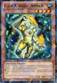 Gem-Knight Amber - Duel Terminal 6 YuGiOh trading card