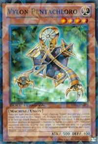 Vylon Pentachloro trading card from Duel Terminal 6 Vylon Pentachloro - Duel Terminal 6 YuGiOh trading card