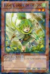 Kamui, Hope of Gusto trading card from Duel Terminal 6 Kamui, Hope of Gusto - Duel Terminal 6 YuGiOh trading card