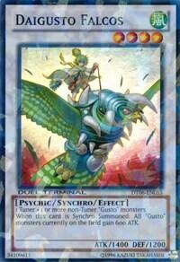 Daigusto Falcos - Duel Terminal 6 (DT06) #DT06-EN085 - Duel Terminal Super Parallel Rare YuGiOh Trading Card