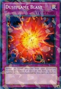 Dustflame Blast trading card from Duel Terminal 6 Dustflame Blast - Duel Terminal 6 YuGiOh trading card
