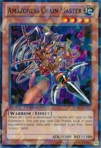 Amazoness Chain Master - Duel Terminal 7 YuGiOh trading card