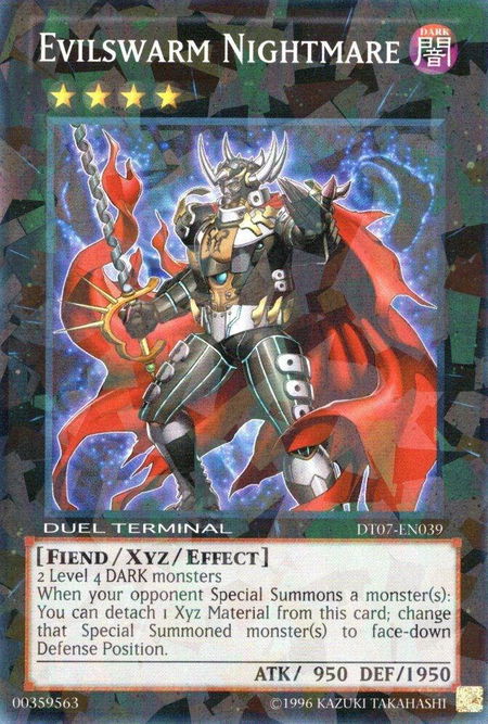Evilswarm Nightmare - Duel Terminal 7 YuGiOh trading card